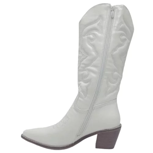 Bottes Western Blanches