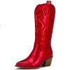 Bottes Country Rouges pour Femme