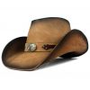 Chapeau en Cuir Western