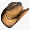 Chapeau en Cuir Western – Image 2