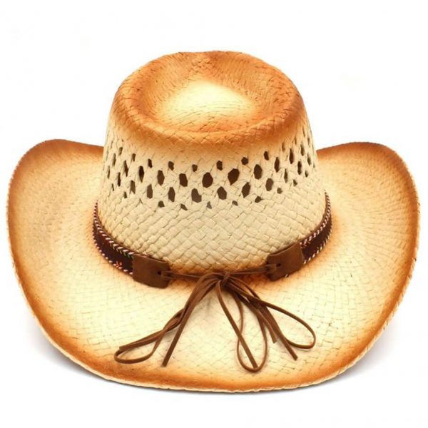 Chapeau de Cowboy en Paille Femme