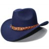 Chapeau Western Bleu