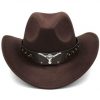 Chapeau de Cowboy Noir Homme