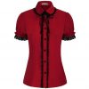 Chemise Country Rouge pour Femme