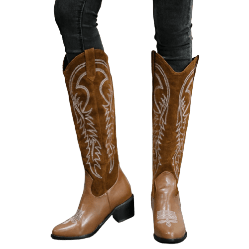 Bottes Cowboy Femme Marron